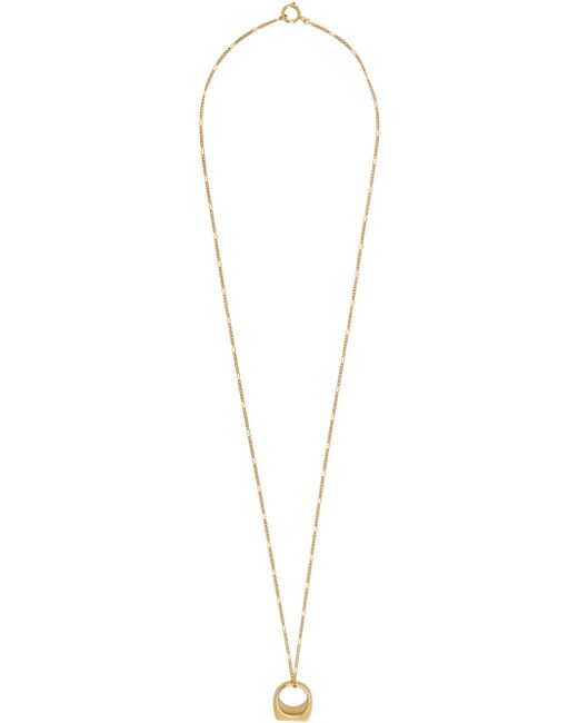 A.P.C. . Suzanne Koller Edition Gold Ring Pendant Necklace