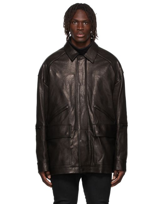 Juun.J Safari Leather Jacket