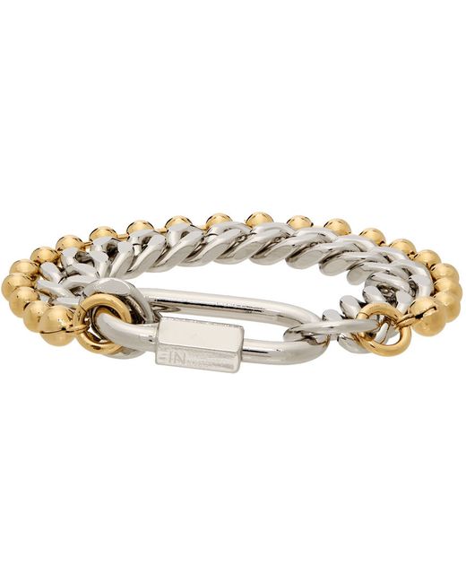 In Gold We Trust Paris Gold Ball Chain Bracelet