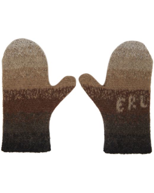 Erl Knit Logo Gloves