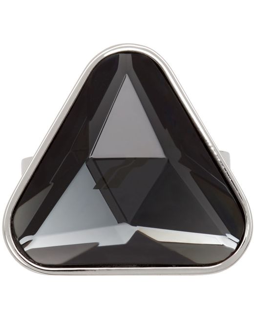 We11done Crystal Triangle Cut Ring