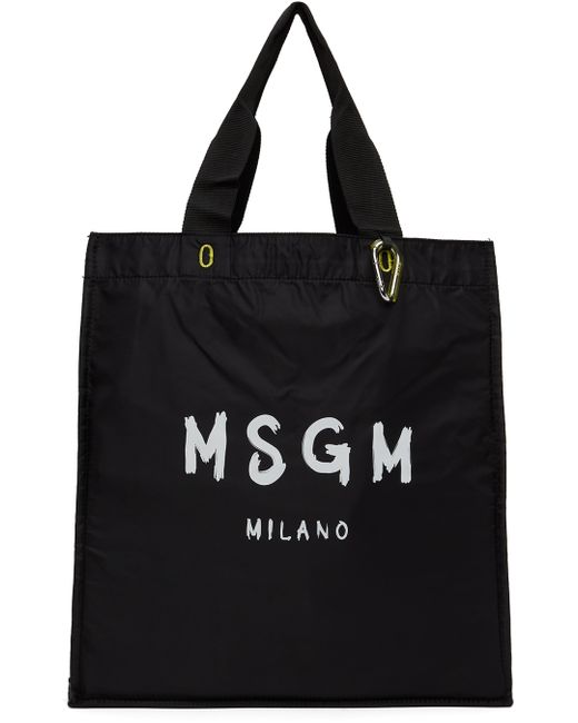 Msgm Logo Shopper Tote