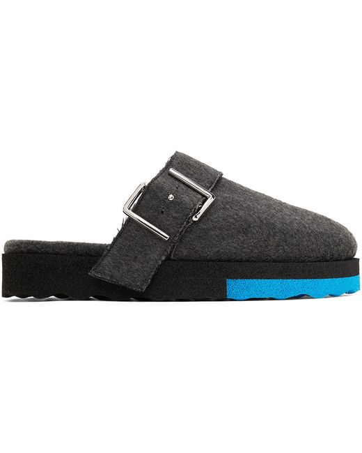 Off-White Grey Comfort Slippers