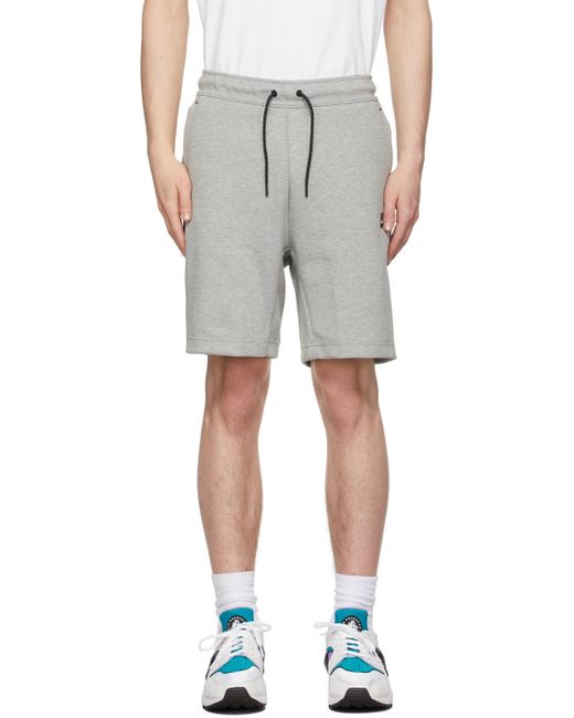 Nike Grey NSW Tech Fleece Shorts