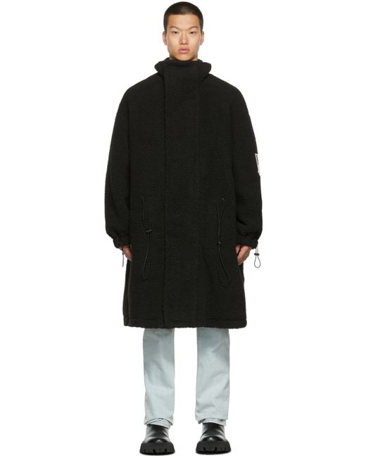 We11done Faux-Fur Oversized Coat