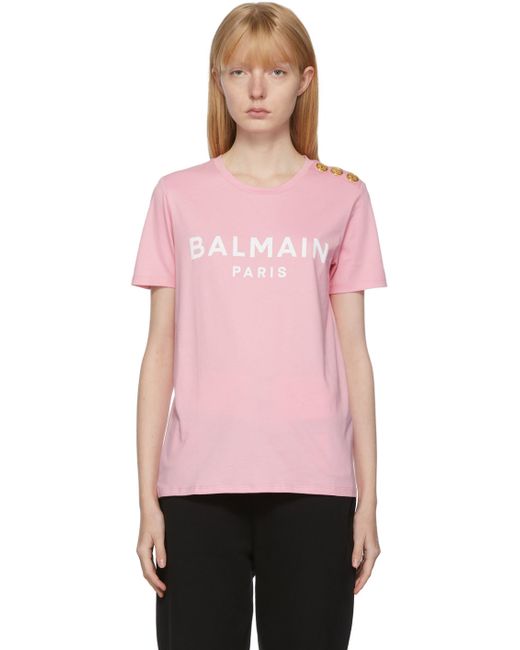 Balmain Logo Hardware T-Shirt