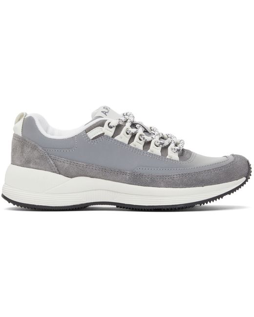 A.P.C. . Grey Reflective Jay Sneakers