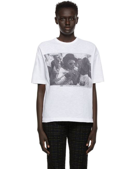 Ymc MYC Archives Edition Triple Cotton Reggae Print T-Shirt
