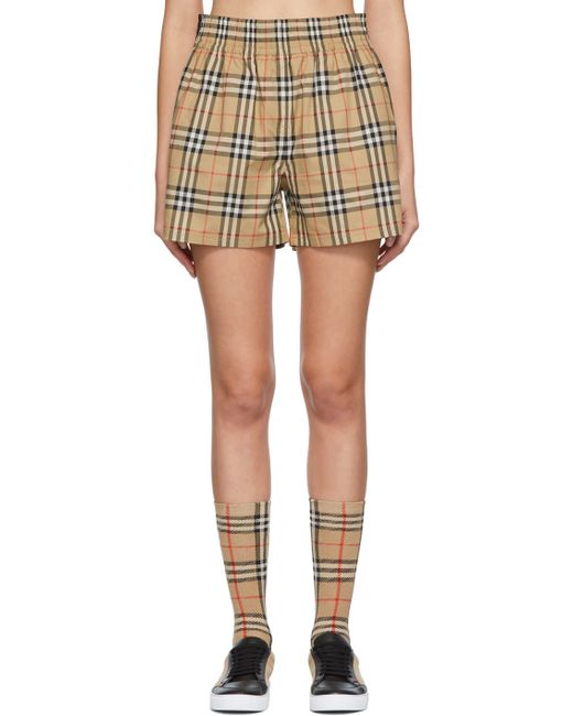 Burberry Check Audrey Shorts