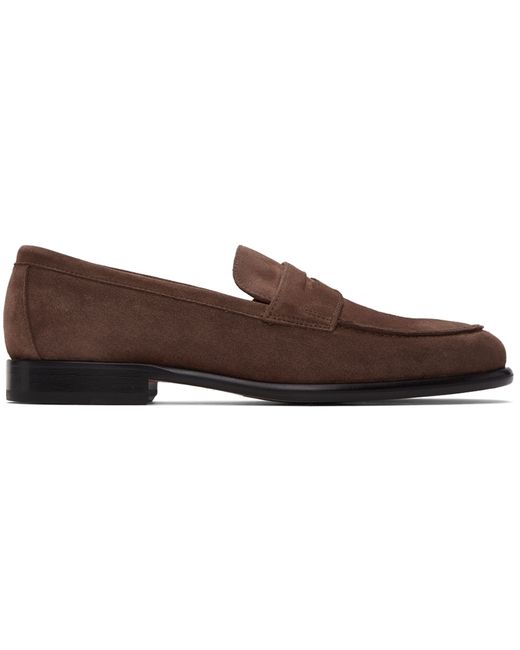 Officine Generale Suede Mika Penny Loafers