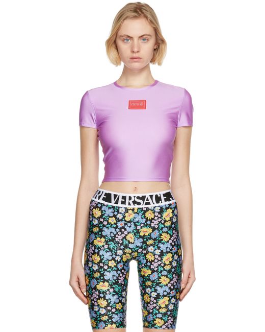 Versace Jeans Couture Cropped Logo T-Shirt