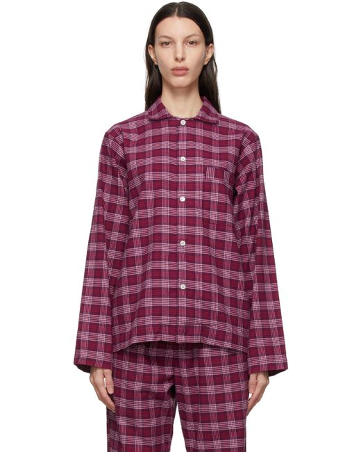 Tekla Flannel Sleep Shirt