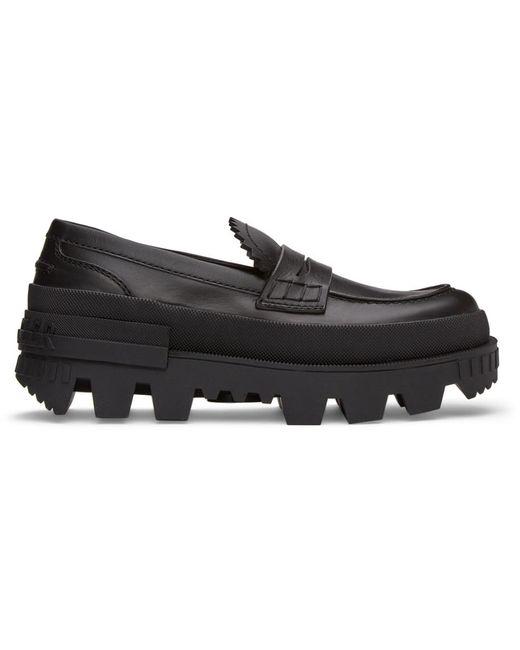 Moncler Leather Maxence Loafers