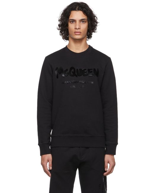 Alexander McQueen Graffiti Logo Sweatshirt