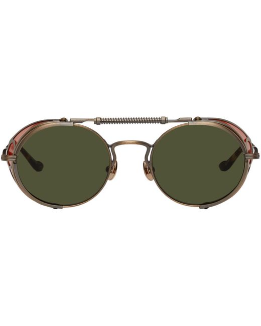 Matsuda Silver Green Sunglasses