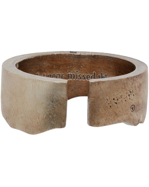 Ader Error Bronze Cinder Ring