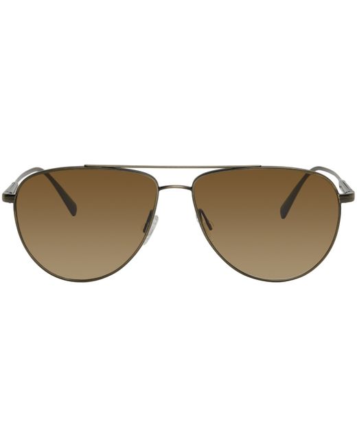 Brunello Cucinelli Gold Disoriano Sunglasses