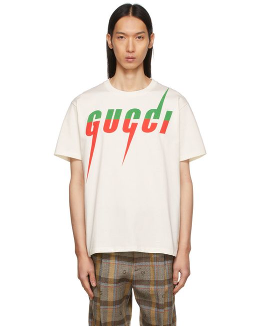 Gucci Off-White Blade Print T-Shirt