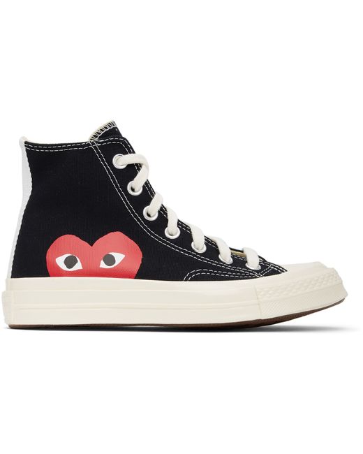 Comme Des Garçons Play Converse Edition Half Heart Chuck 70 High Sneakers