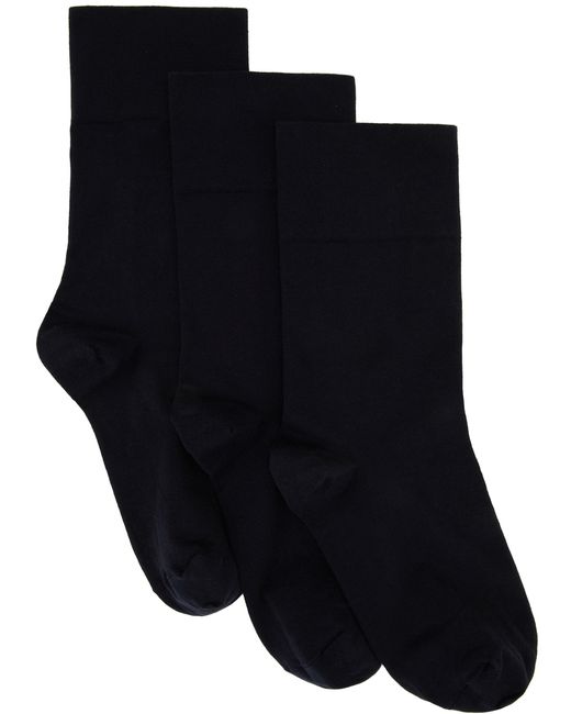 Wolford Three Pack Cotton Velvet Admiral Socks