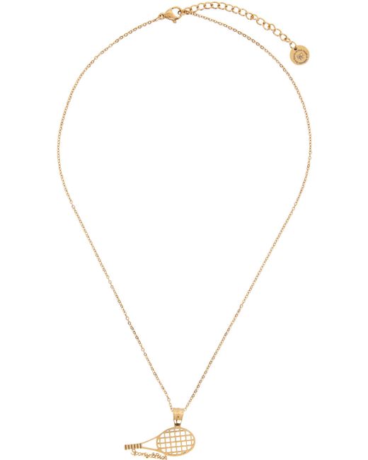 Sporty & Rich Racket Necklace