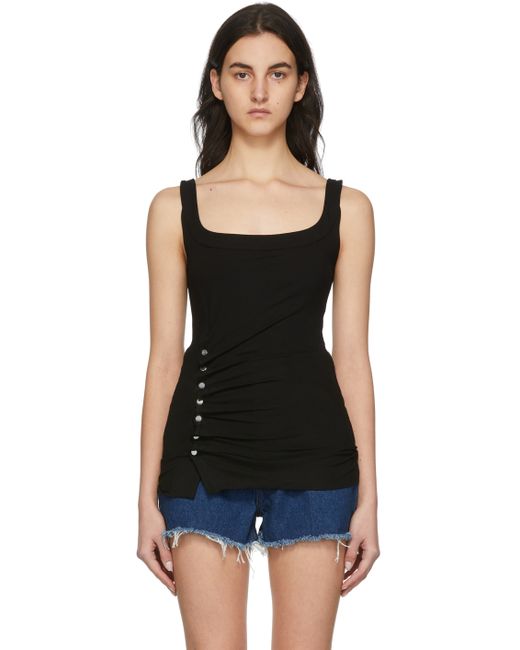 Paco Rabanne Side-Button Tank Top