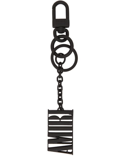 Amiri Metal Logo Keychain