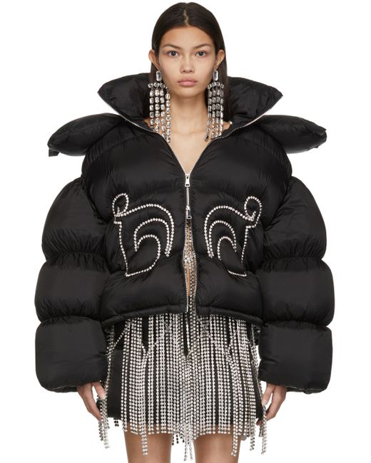 Area Dingyun Zhang Edition Crystal Baroque Puffer Down Jacket