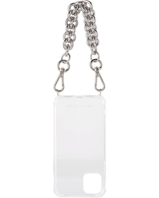 1017 Alyx 9Sm Transparent Chunky Chain iPhone 11 Case
