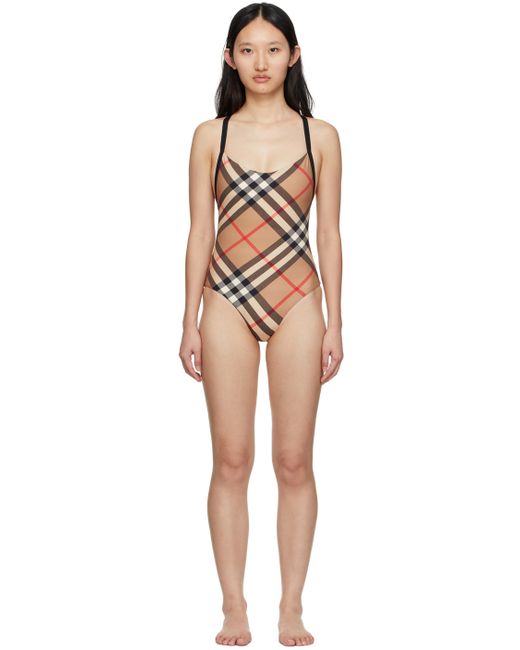 Burberry Vintage Check One-Piece Swimsuit