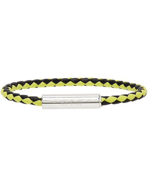 Marni Yellow Braided Bracelet