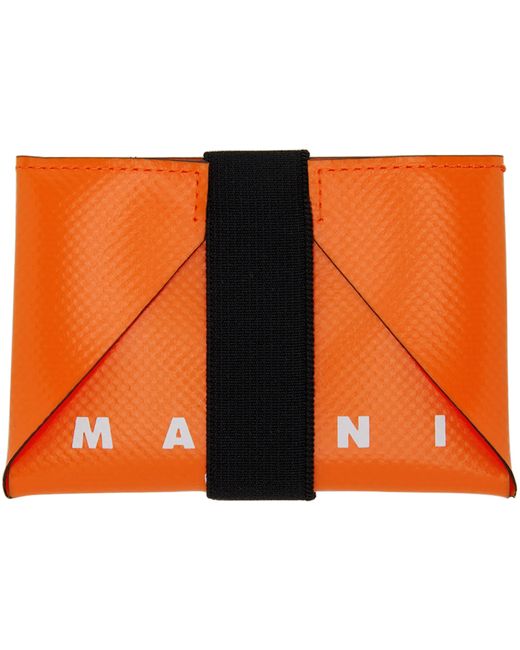 Marni Orange PVC Card Case