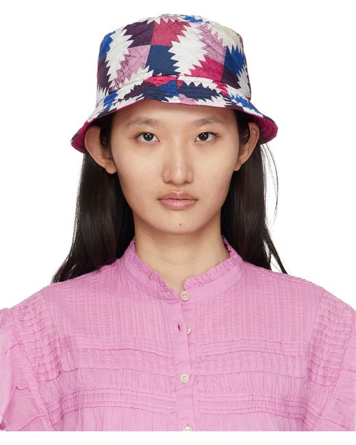 Isabel Marant Reversible Multicolor Haley Bucket Hat