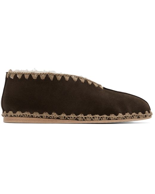 Bode Shearling Greco Slippers