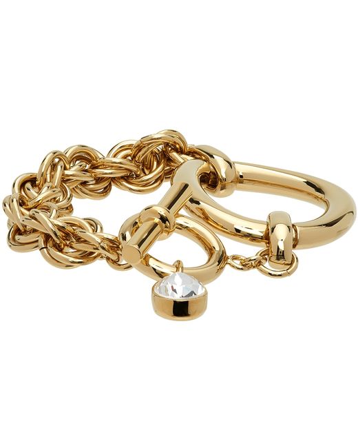 J.W.Anderson Gold Oversized Chain Link Bracelet