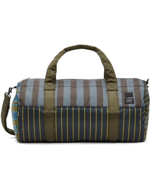 Paul Smith Blue Porter Edition Striped Duffle Bag