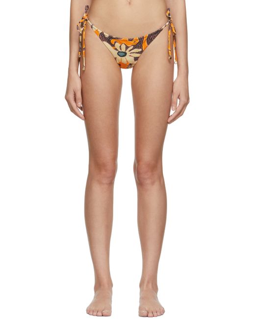 Nanushka Orange Julie Bikini Bottom