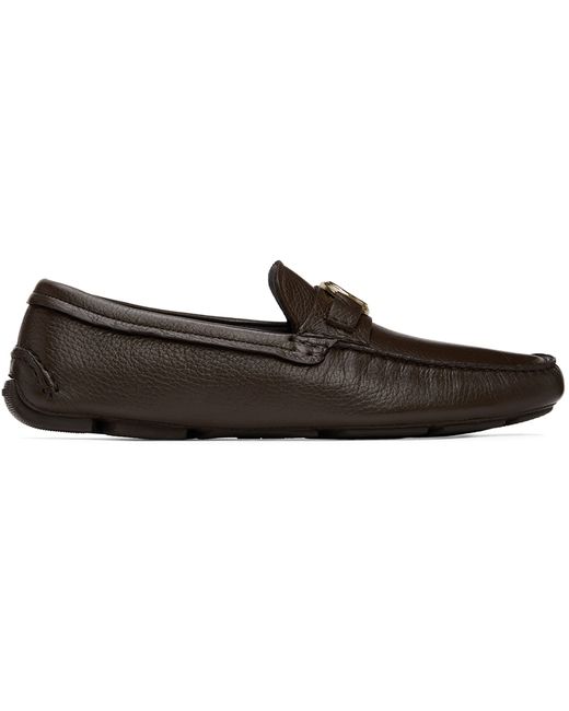 Giorgio Armani Leather Driving Loafers