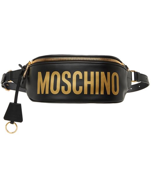 Moschino Leather Logo Pouch