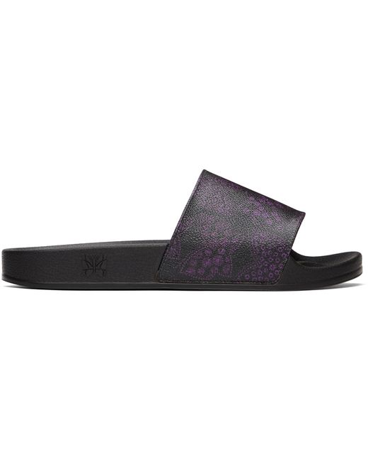 Needles Purple Papillion Shower Sandals