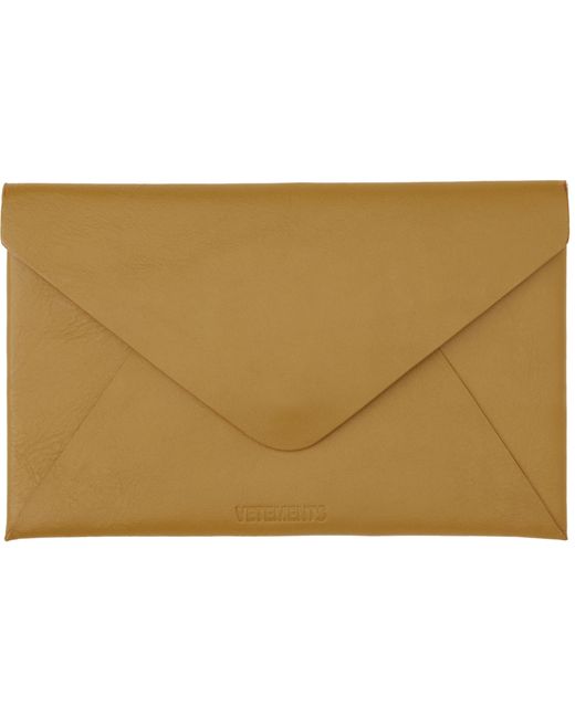 Vetements Leather Envelope Wallet