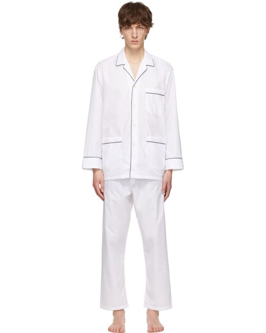 Paul Stuart Cotton Broadcloth Pyjama Set