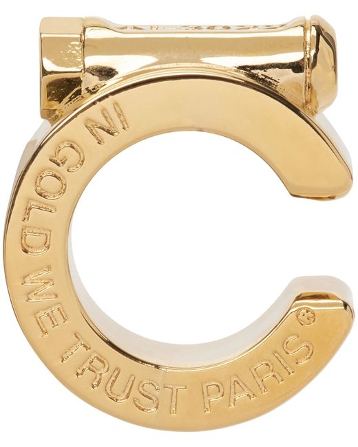 In Gold We Trust Paris Piston Ear Cuff