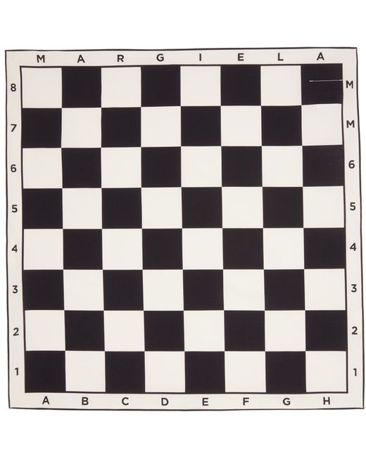 Mm6 Maison Margiela Chess Board Scarf