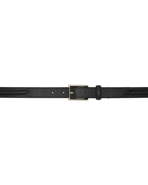AMI Alexandre Mattiussi Leather Padded Belt