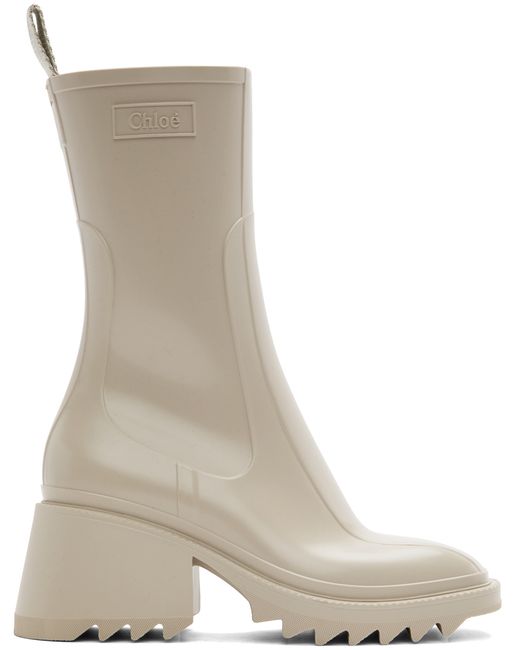 Chloé Taupe Betty Boots