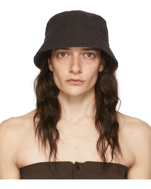 Auralee Organic Cotton Terrycloth Bucket Hat