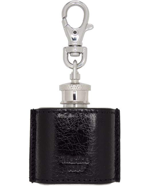 Martine Rose Black Mini Flask Keychain
