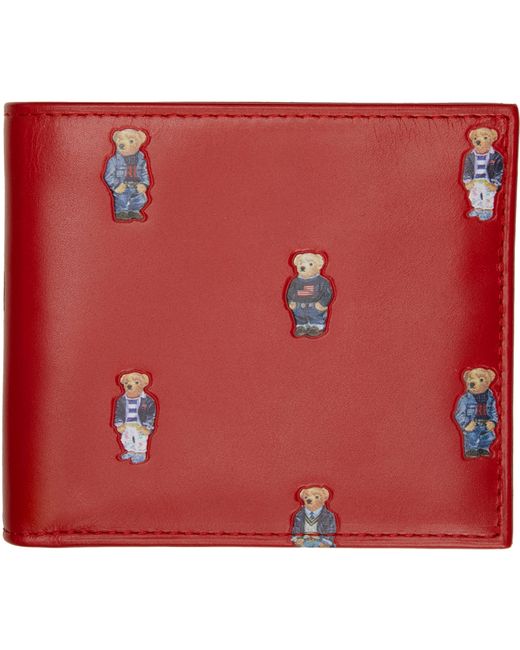 Polo Ralph Lauren Leather Polo Bear Wallet