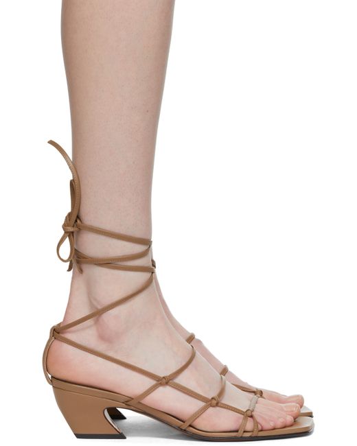 Co Knotted Heeled Sandals